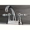 Kingston Brass KS7611TAL 4" Centerset Bathroom Faucet, Polished Chrome KS7611TAL